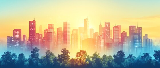 Obraz premium Brief discussion on the evolution of smart city technology, focusing on innovative solutions for urban challenges and improved quality of life