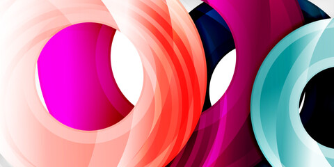 Circles, round elements, ring shapes premium background. Vector Illustration For Wallpaper, Banner, Background, Card, Book Illustration, landing page