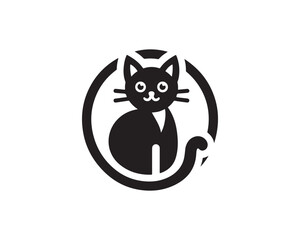 black cat and dog