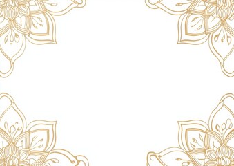 Free indian flower pattern rangoli background