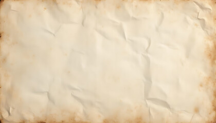 Old parchment paper texture with copy space for vintage designs