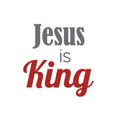Christian inscription. Jesus is King
