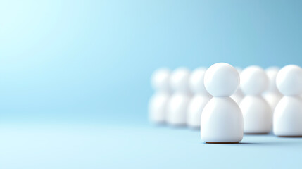 Executive leadership recruitment, HR team analyzing qualifications, office environment, 3D illustration