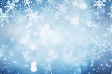Fototapeta premium Snowflakes backgrounds abstract white.