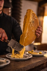 Raclette Cheese in Switzerland