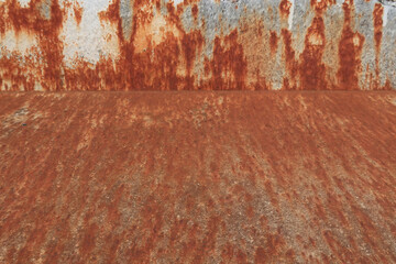 Old brown rusty metal background