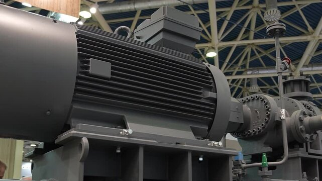 The Industrial Electric Motor and Drive System for various applications in machinery and automation