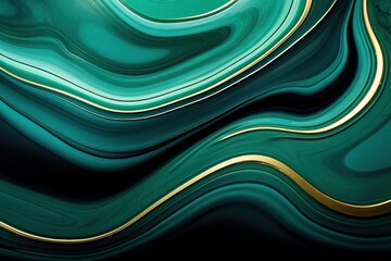 Marble pattern jewelry green.