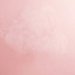 Fototapeta premium Soft pink clouds on a gentle pastel background for soothing aesthetic appeal.