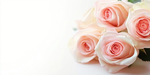 Classic Wedding Invitation Amidst Floral Decor