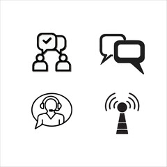 communication vector design symbol 