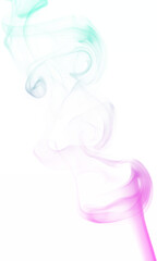 Mystical Pink Smoke Swirl on Clear Background, Smoke on transparent background