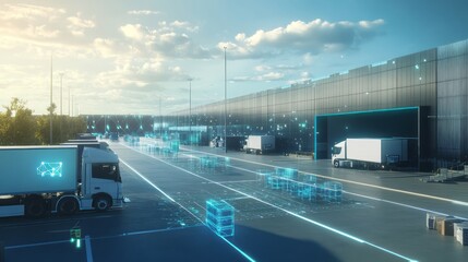 AR Visualization of Smart Logistics Operations