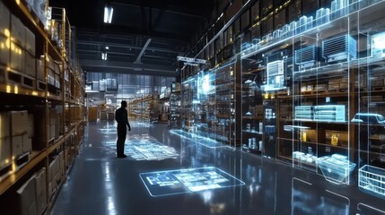 AR Visualization of Smart Logistics Operations