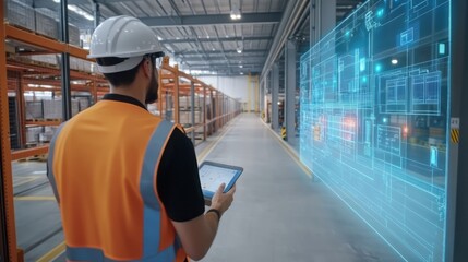 AR Visualization of Smart Logistics Operations