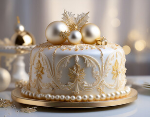 golden cake