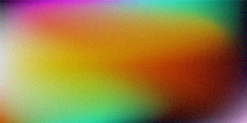 Blue, orange, pink gradient grainy noise texture background. Wave granny banner, poster, wallpaper background.