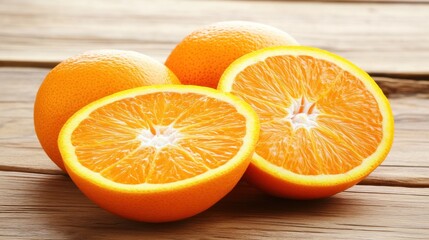 Fototapeta premium Close Up Of Fresh Oranges