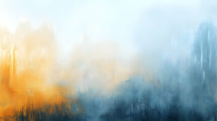 Obraz premium Abstract Blue and Orange Painted Background with Subtle Texture and Brushstrokes