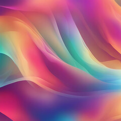 abstract background colorful flowing gradient waves