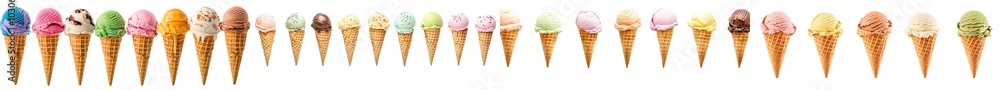 Aufkleber it features an ice cream scoop on a waffle cone and can be used for design concepts.