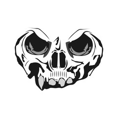 fanged skull icon