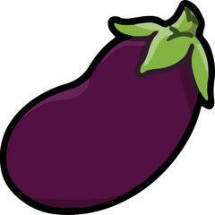Eggplant Aubergine Icon