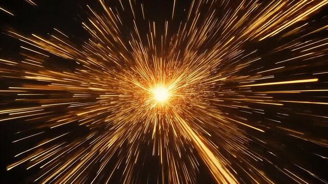 fireworks in the night sky
