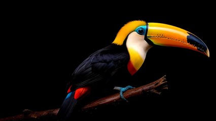 Vibrant Toucan Portrait