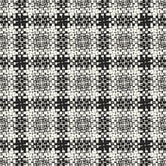 Black And White Grain Check Pattern