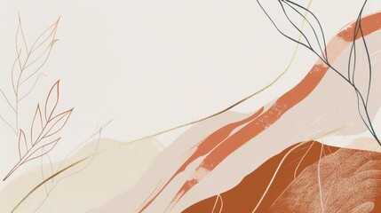 Naklejka premium Free Spirit Nature Poster Generative AI