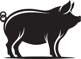 Pig Silhouette isolated on white background Minimalist pig vector shape icon

pig silhouette, silhouette, pig, pig illustrator, pig head, wildlife, animal, front facing, african, walking, wild, wild a