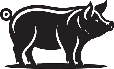 Pig Silhouette isolated on white background Minimalist pig vector shape icon

pig silhouette, silhouette, pig, pig illustrator, pig head, wildlife, animal, front facing, african, walking, wild, wild a