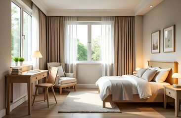 eco-style children's room interior