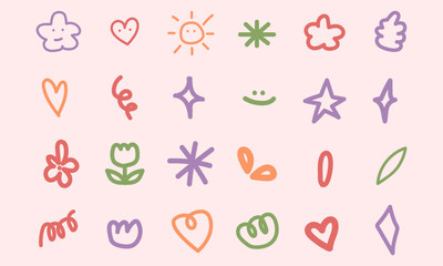 Abstract Scribble Elements