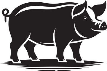 Pig Silhouette isolated on white background Minimalist pig vector shape icon

pig silhouette, silhouette, pig, pig illustrator, pig head, wildlife, animal, front facing, african, walking, wild, wild a
