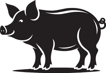 Pig Silhouette isolated on white background Minimalist pig vector shape icon

pig silhouette, silhouette, pig, pig illustrator, pig head, wildlife, animal, front facing, african, walking, wild, wild a