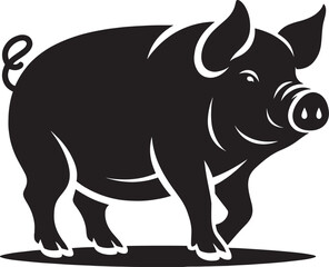 Pig Silhouette isolated on white background Minimalist pig vector shape icon

pig silhouette, silhouette, pig, pig illustrator, pig head, wildlife, animal, front facing, african, walking, wild, wild a