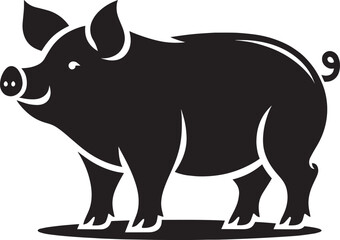 Pig Silhouette isolated on white background Minimalist pig vector shape icon

pig silhouette, silhouette, pig, pig illustrator, pig head, wildlife, animal, front facing, african, walking, wild, wild a