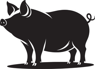 Pig Silhouette isolated on white background Minimalist pig vector shape icon

pig silhouette, silhouette, pig, pig illustrator, pig head, wildlife, animal, front facing, african, walking, wild, wild a