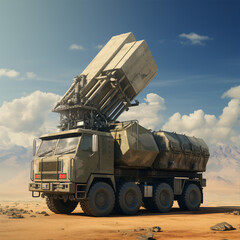 Car rocket launcher. 