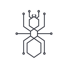 Ant Logo Template Icon