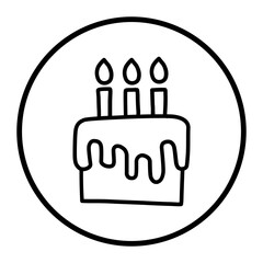 Round Cake Icon