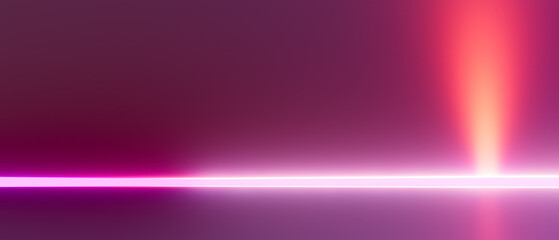 Fototapeta premium 3d render illustration A purple background with a red line in the middle