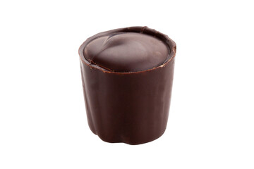 Chocolate candy isolated on white background
