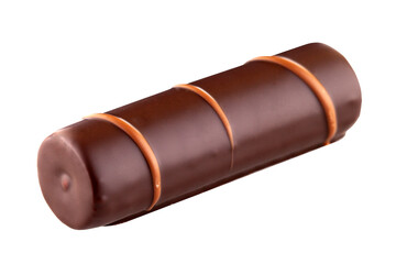 Chocolate candy isolated on white background
