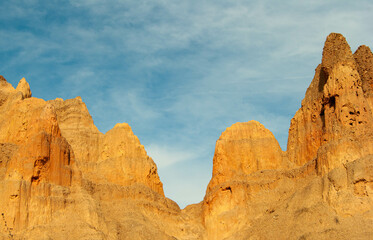 A photo capturing the fascinating natural phenomenon of sand pyramids.