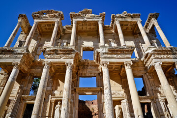 Ancient architecture in Ephesus in Turkey