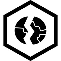 Destroyed Icon Design