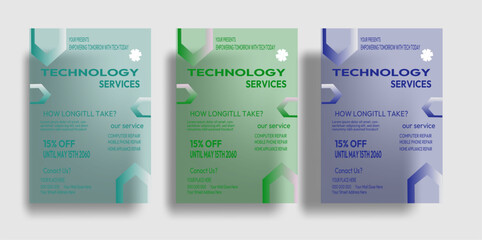 Corporate healthcare and medical cove a4 flyer design template for print